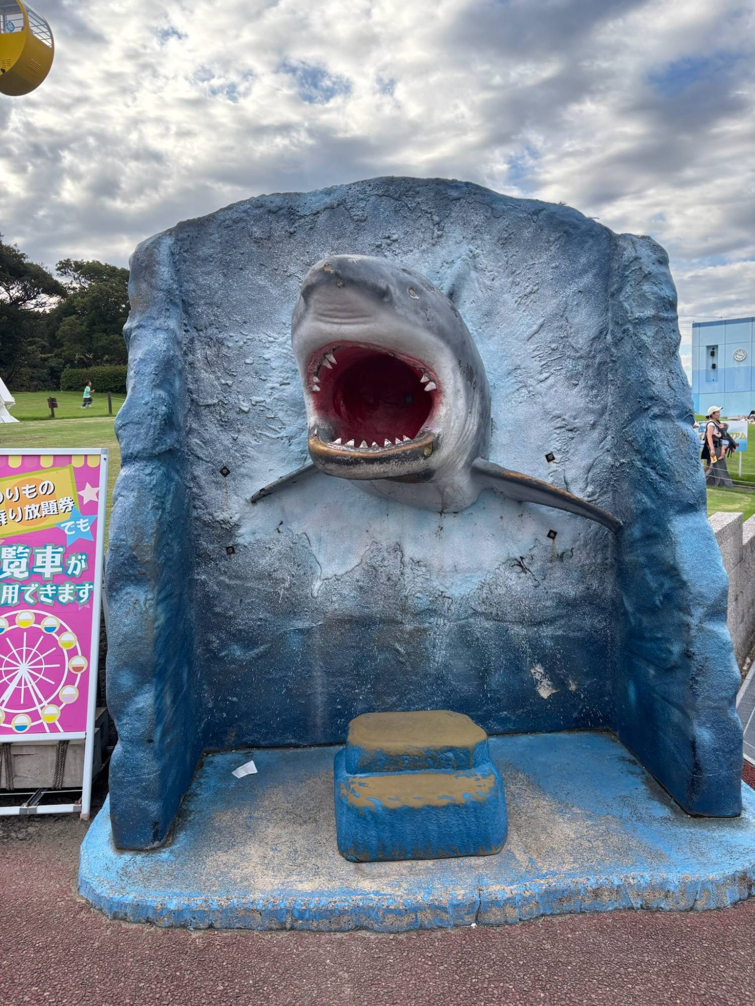エントランス近くの撮影スポット